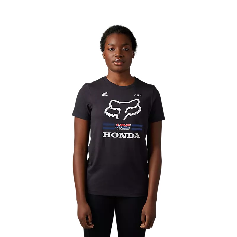 FOX Women T-Shirt Fox X Honda schwarz Gr: S
