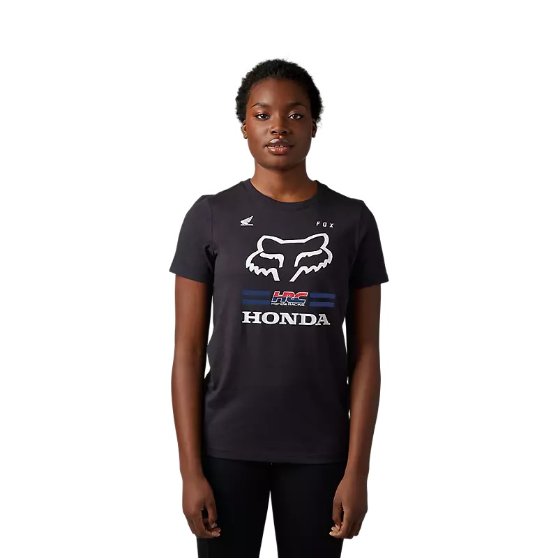 FOX Women T-Shirt Fox X Honda schwarz Gr: M