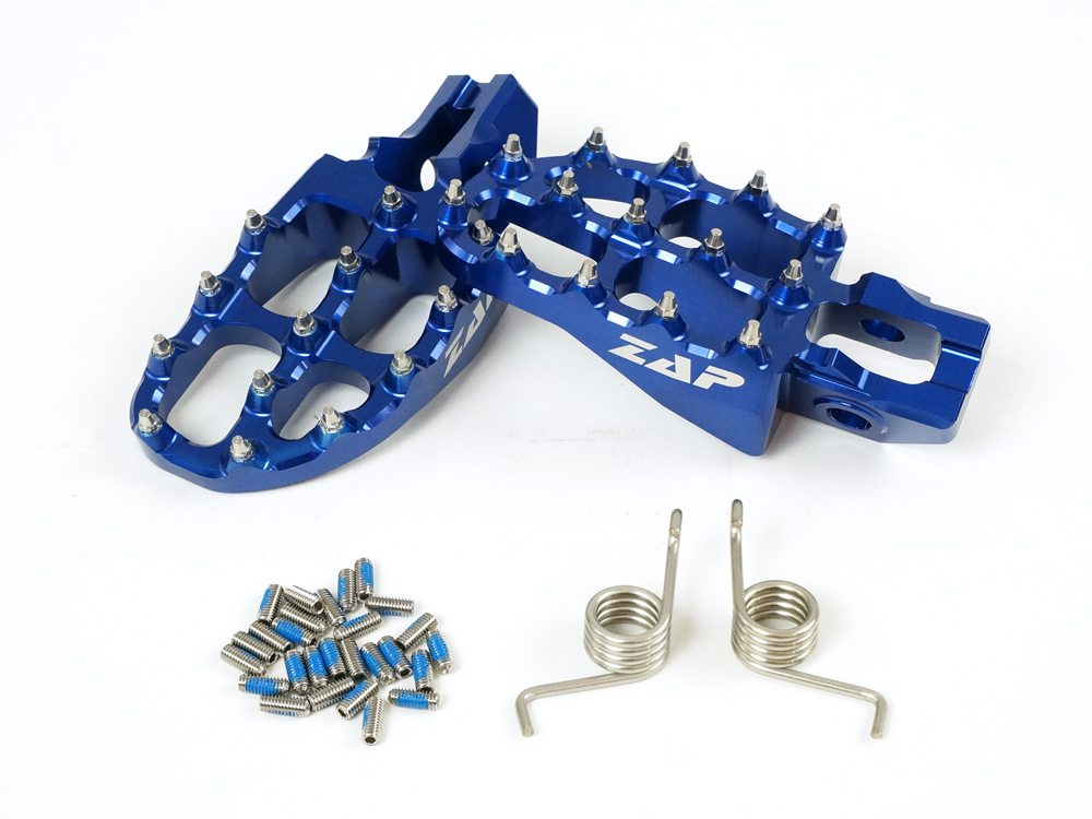 ZAP E-Peg Fußrasten KTM SX(F) 125-450 16-> Blau *inkl. Federn* ZAP E-Peg Fußrasten KTM SX(F) 125-450 16-> Blau *inkl. Federn*