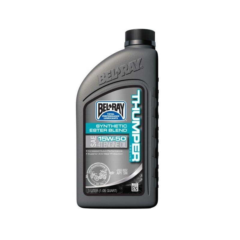 BEL-RAY Thumper Racing Syn Ester 4T 15W-50 1Liter BEL-RAY Thumper Racing Syn Ester 4T 15W-50 1Liter
