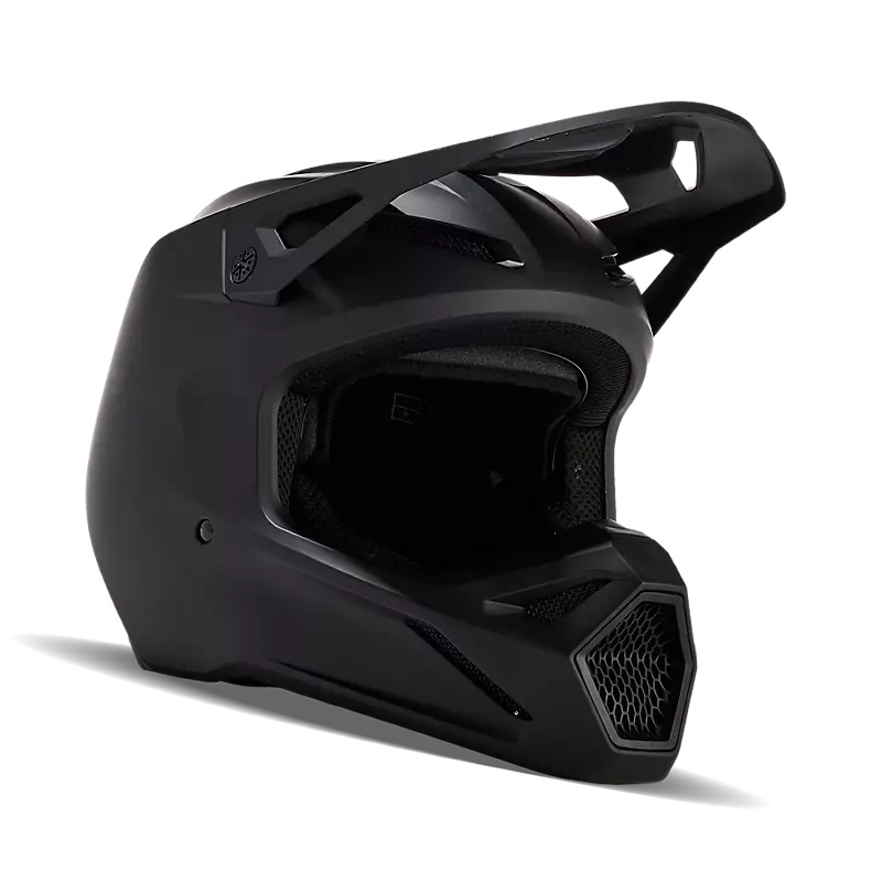 FOX V1 MX Helm Solid matt schwarz FOX V1 MX Helm Solid matt schwarz