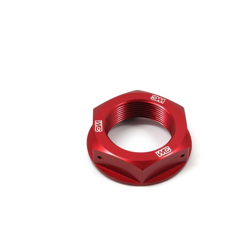 Steuerkopfmutter von WorksConnection für KX(F)125-450 rot Steuerkopfmutter von WorksConnection für KX(F)125-450 rot