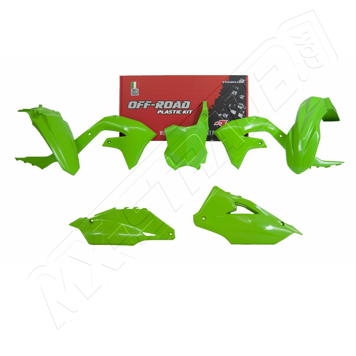 Plastikkit Kawasaki KXF450 19-23 / 250 21-24 Grün Plastikkit Kawasaki KXF450 19-23 / 250 21-24 Grün