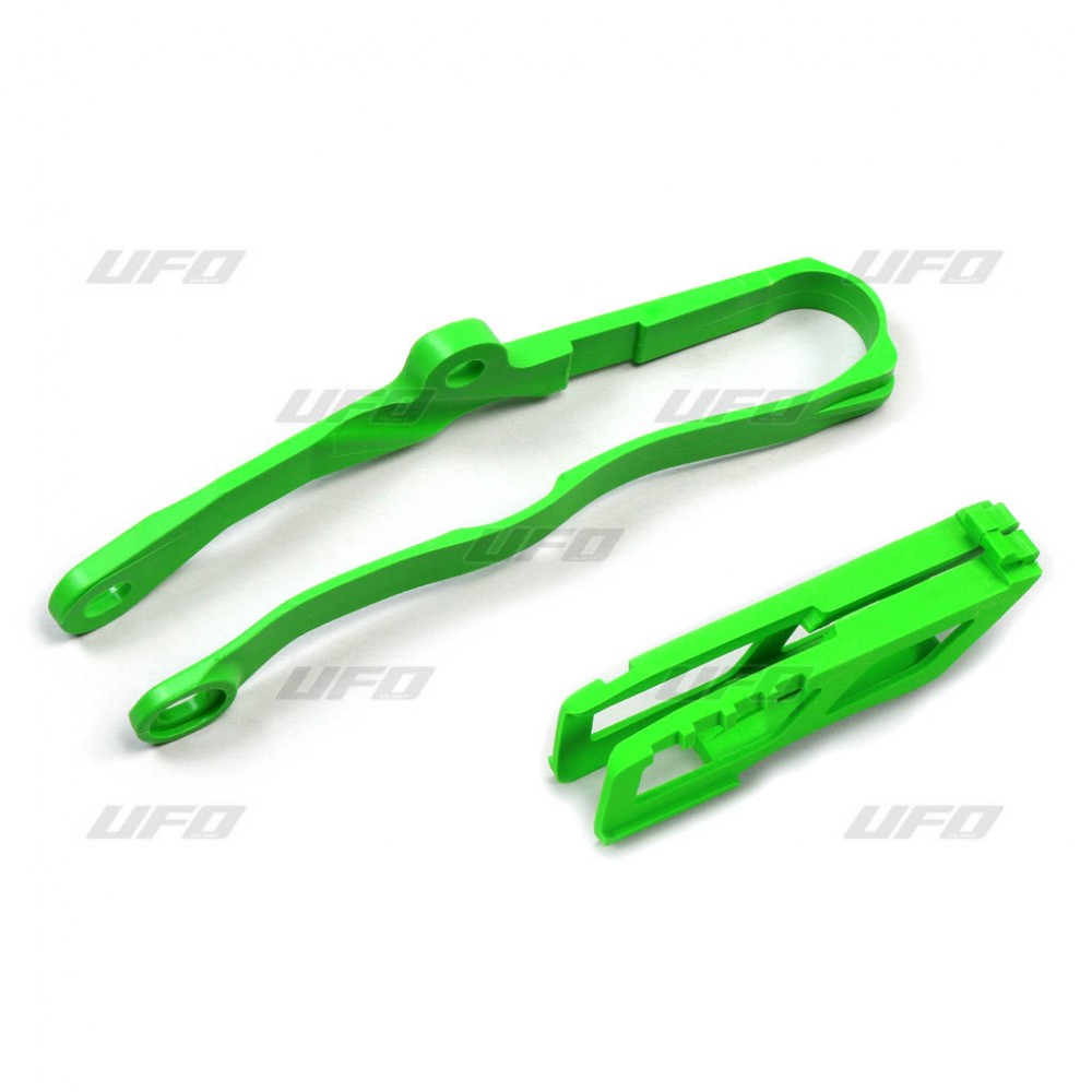 UFO-Kit Schwingenschleifer+Kettenführung KXF450 19-> grün UFO-Kit Schwingenschleifer+Kettenführung KXF450 19-> grün