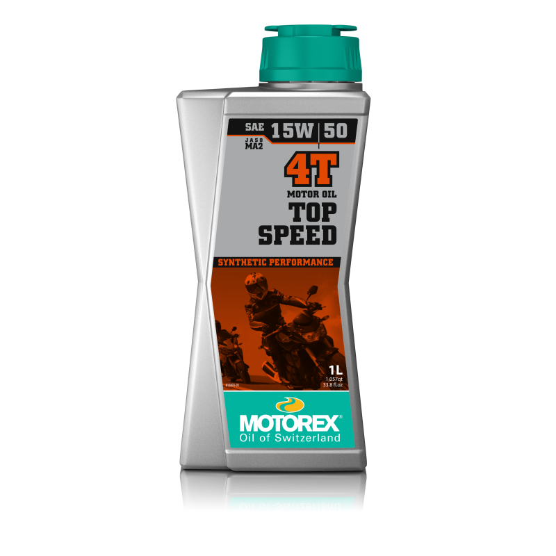 Motorex Motoröl 4-Takt, SAE 15W/50, Top Speed Synthetic Performance, teilsynthetisch, 1L Motorex Motoröl 4-Takt, SAE 15W/50, Top Speed Synthetic Performance, teilsynthetisch, 1L