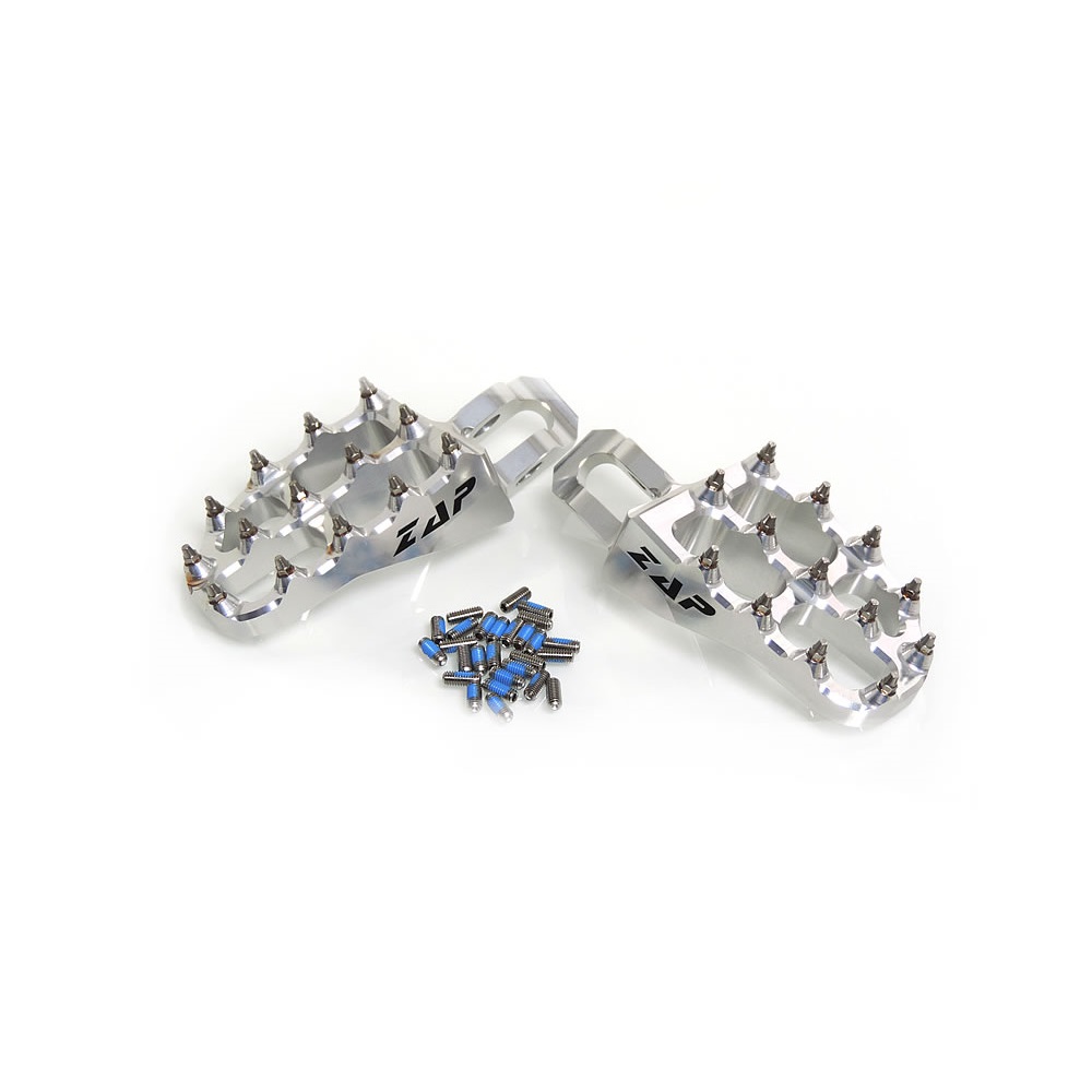 ZAP E-Peg Fußrasten CRF 250 02- silber ZAP E-Peg Fußrasten CRF 250 02- silber