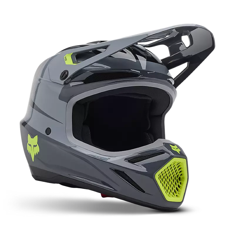FOX V3 Divider MX-Helm Graphitgrau Gr: L 59/60cm