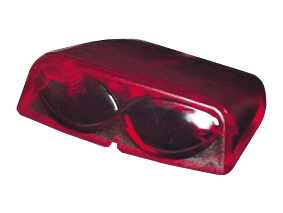 Ersatz Rücklichtabdeckung rot für Race Tech Kennzeichenhalter LED uni Ersatz Rücklichtabdeckung rot für Race Tech Kennzeichenhalter LED uni