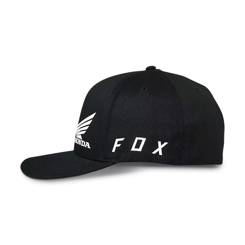 Fox X Honda Flexfit-Kappe schwarz