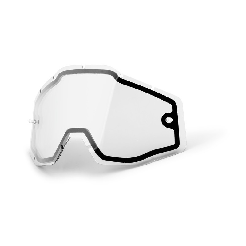 Doppelglas für 100% Racercraft/Accuri/Strata Brille in Klar
