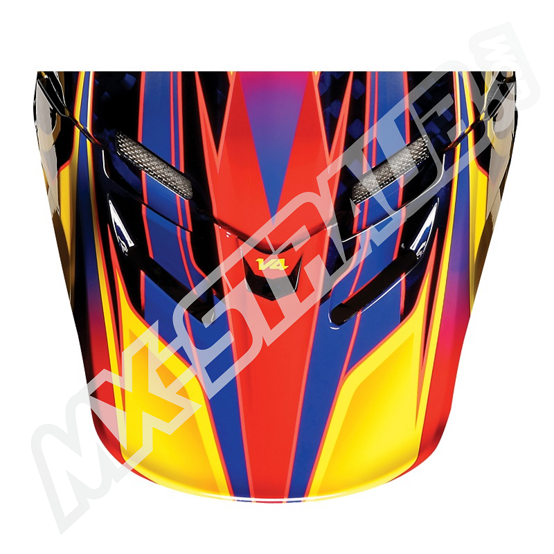 FOX V4 Helmet Visor Race Orange