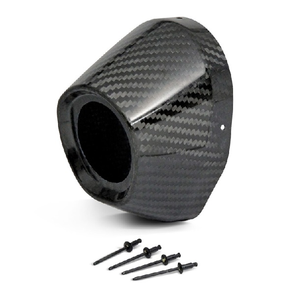 Carbon-Endkappe für Single Pro Circuit T5 & T6 Endschalldämpfer Carbon-Endkappe für Single Pro Circuit T5 & T6 Endschalldämpfer