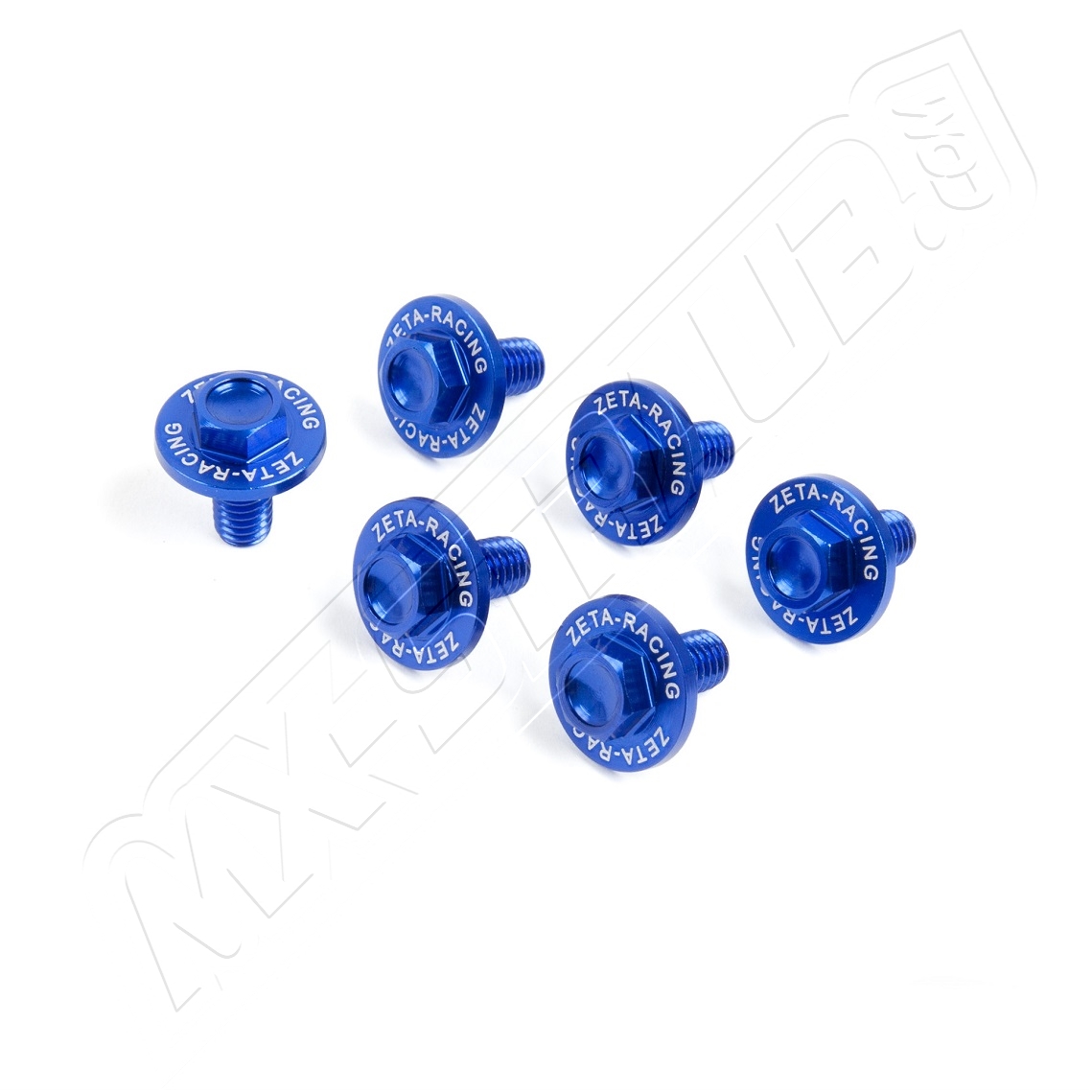 ZETA Schraubenkit Gabelschützer KXF450 06-> blau 6 Schrauben