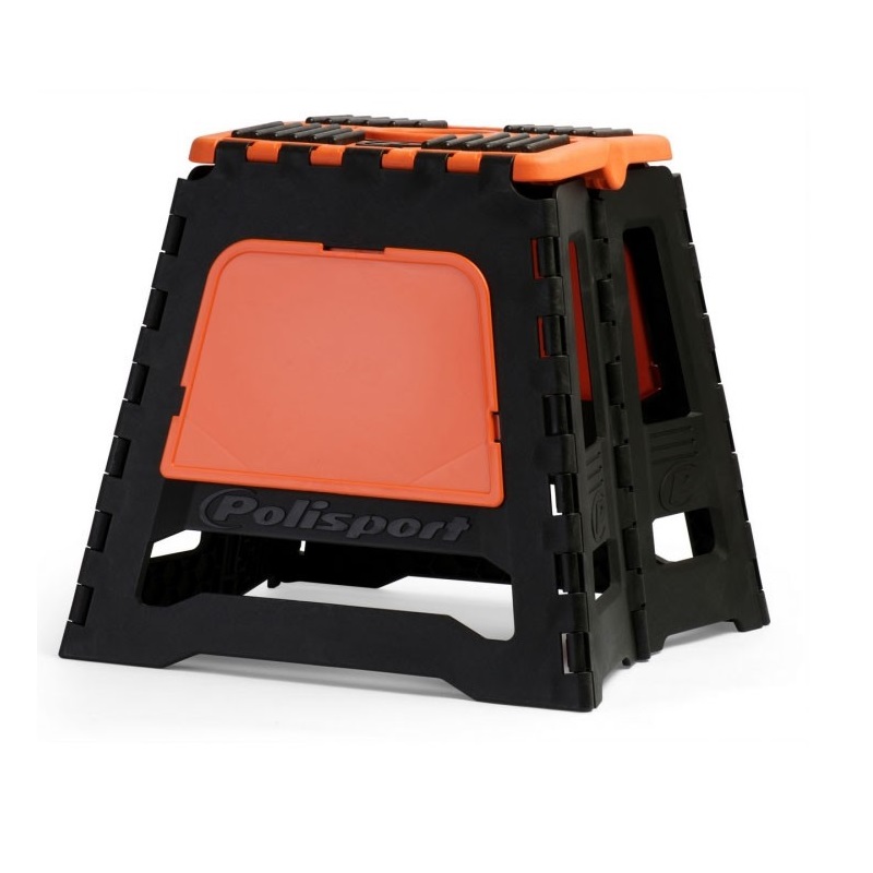 Polisport Motorradständer schwarz/orange