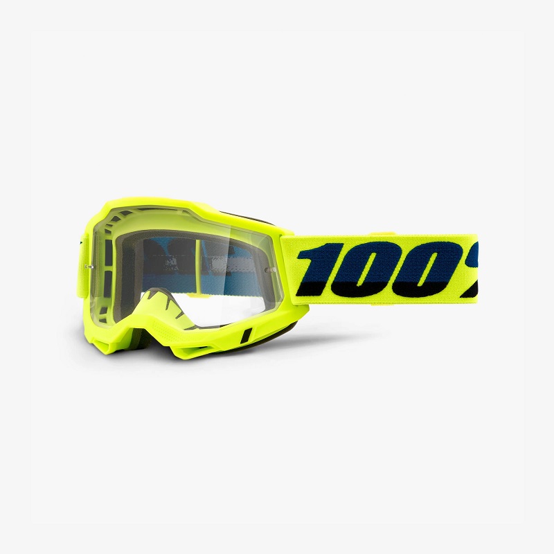 100% Accuri 2 Goggle Fluo Yellow - Clear Lens