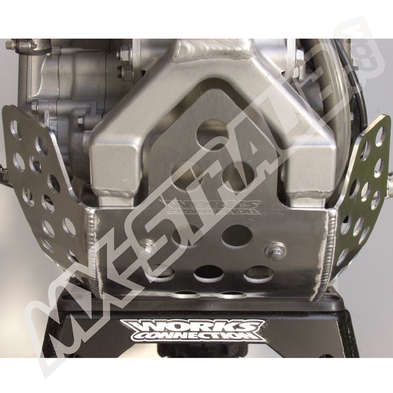Works Connection Motor-Schutzplatte mit Seitenschutz Kawasaki KXF 450 09-15 Works Connection Motor-Schutzplatte mit Seitenschutz Kawasaki KXF 450 09-15