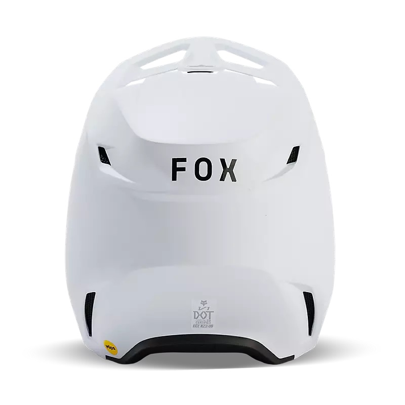 FOX V1 MX Helm Solid  matt weiß