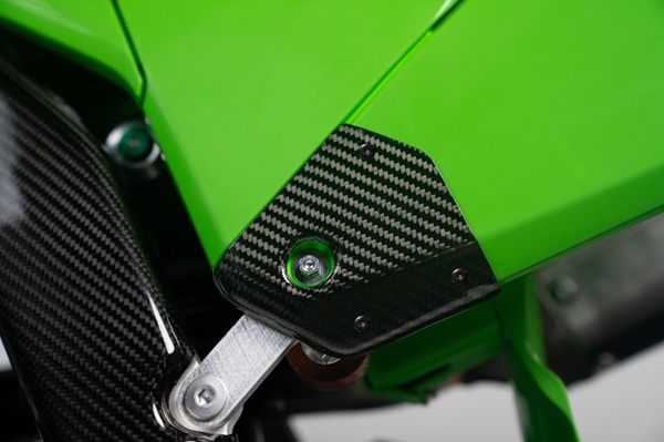 Schützer aus Carbon für Seitenteile KX 450 24- / KX 250 25-