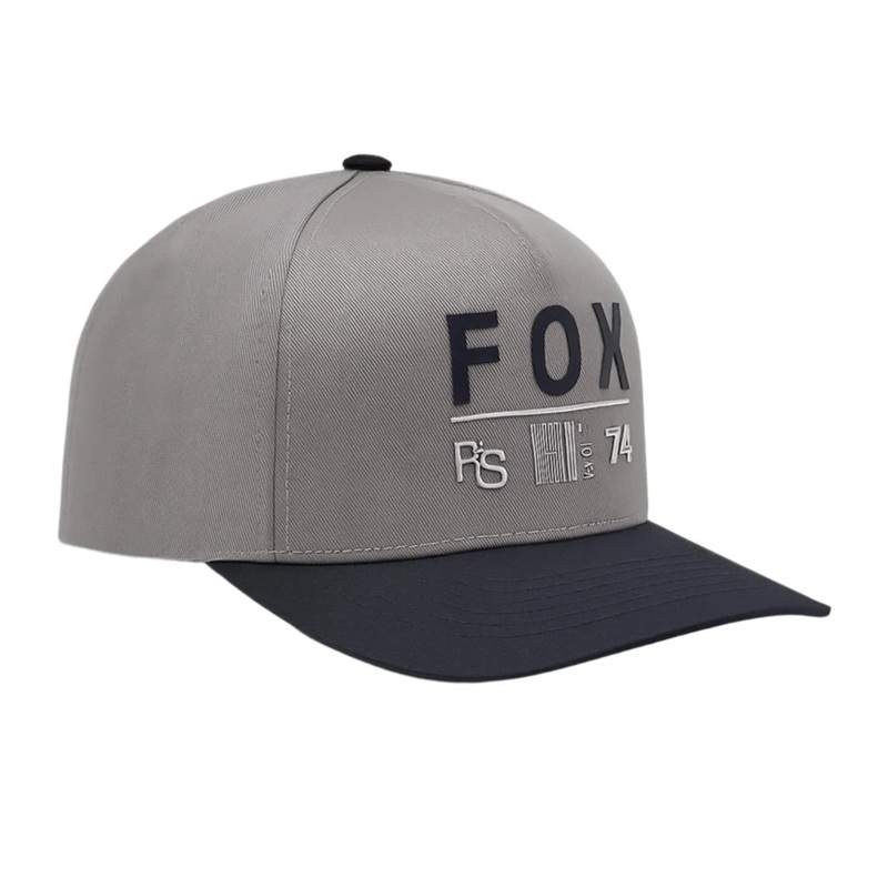 FOX Kinder Snapback-Kappe Race Spec Stahlgrau