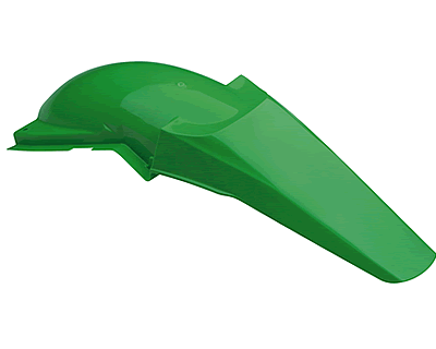 Race Tech Kotflügel hinten KXF250 04-05 leuchtgrün Race Tech Kotflügel hinten KXF250 04-05 leuchtgrün