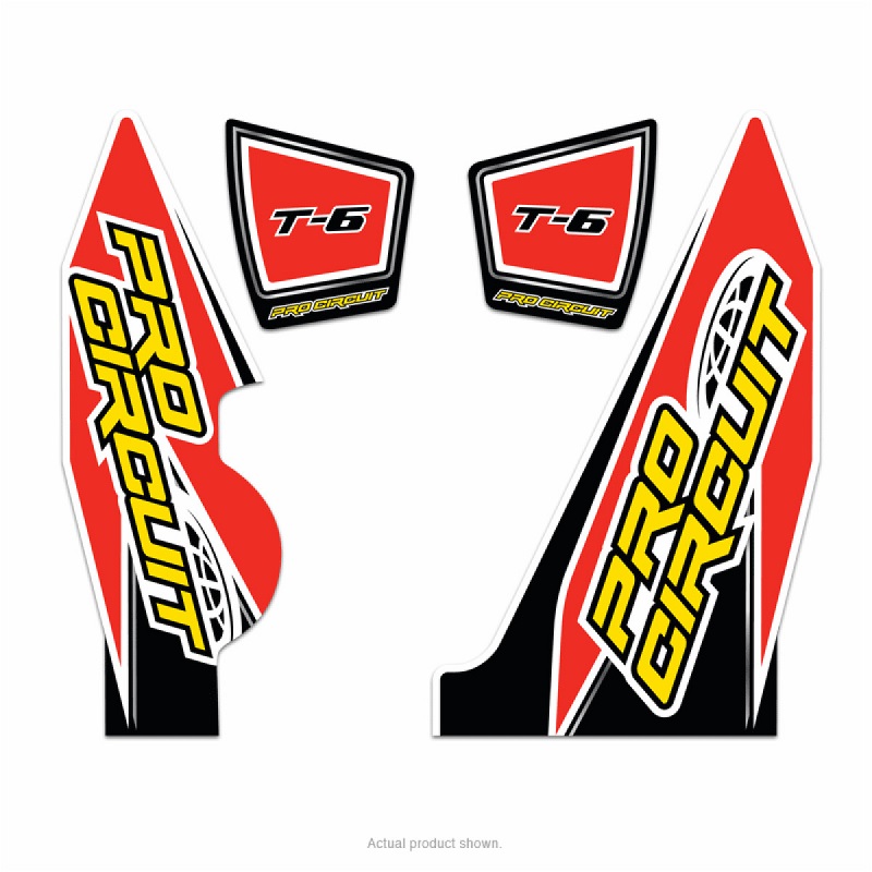 Pro Circuit Auspuffsticker T-6 Yamaha YZ250F ab 14- single Pro Circuit Auspuffsticker T-6 Yamaha YZ250F ab 14- single