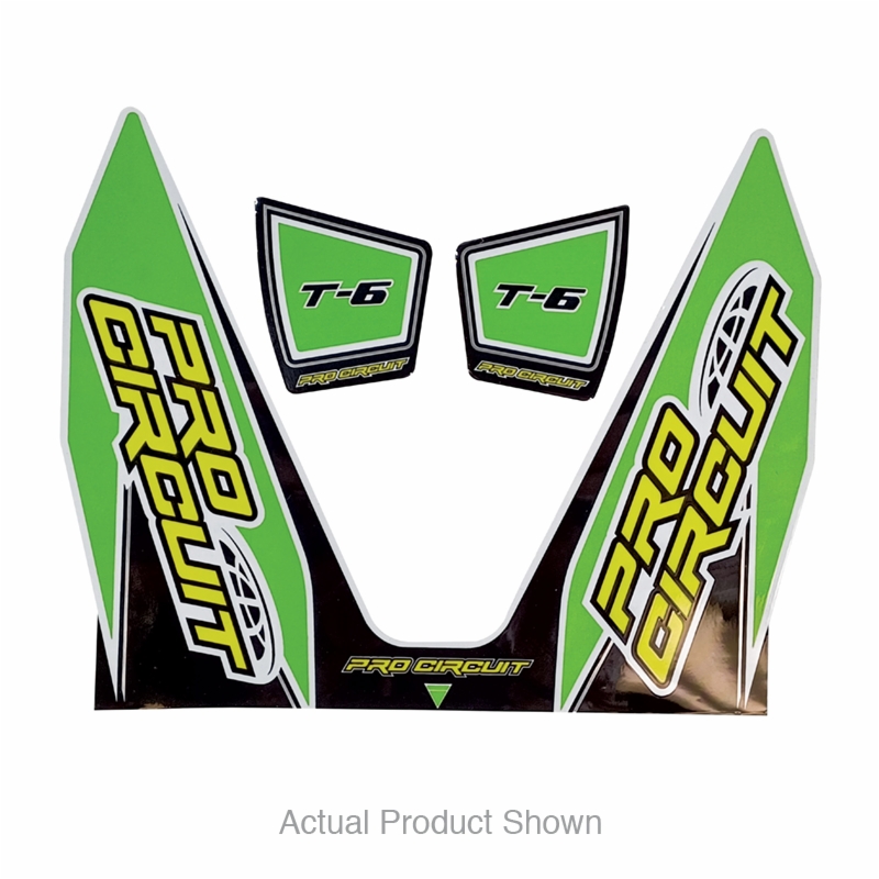 Aufkleberkit für Pro Circuit T6R Schalldämpfer Grün Aufkleberkit für Pro Circuit T6R Schalldämpfer Grün