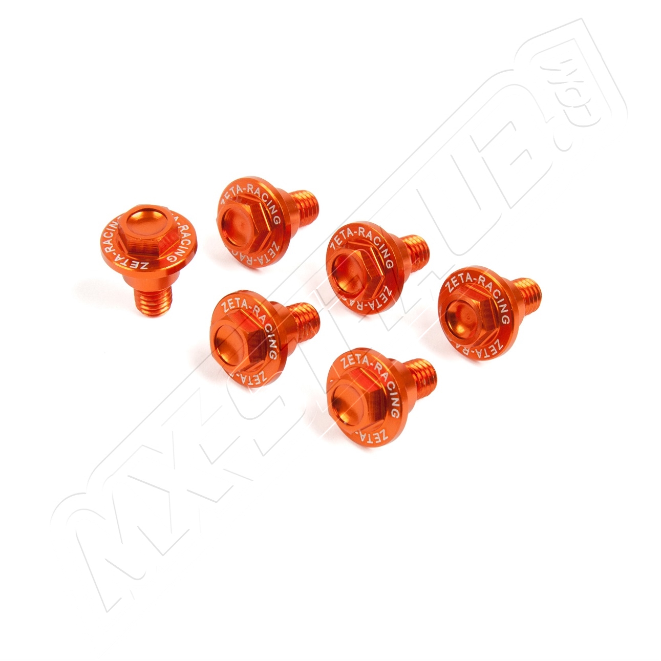 ZETA Schraubenkit Gabelschützer KTM SX125/250 00- Orange 6 Schrauben ZETA Schraubenkit Gabelschützer KTM SX125/250 00- Orange 6 Schrauben