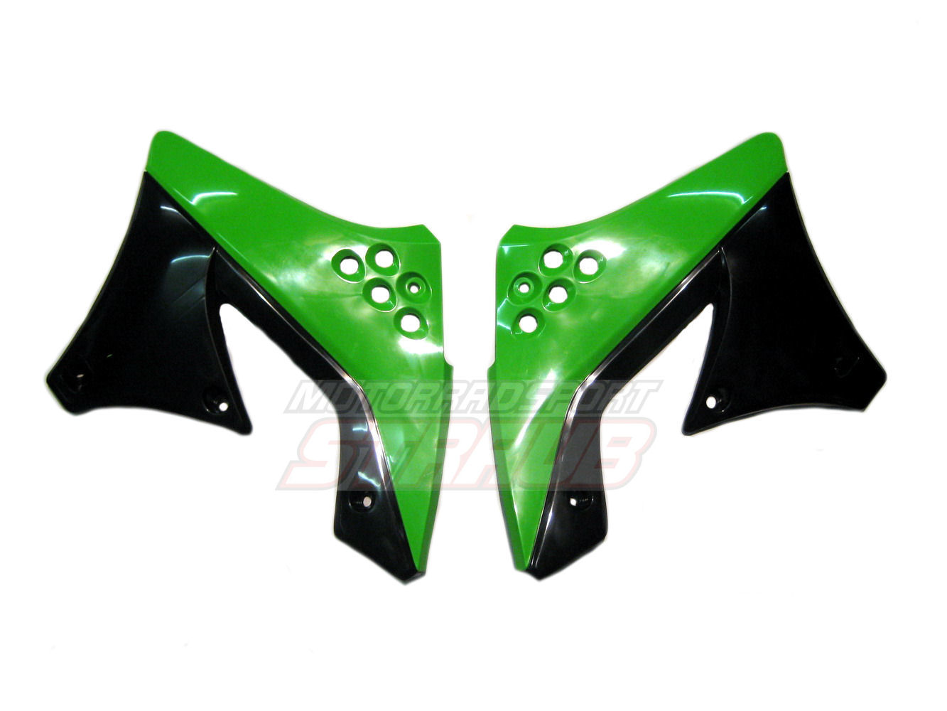 RACE TECH Kühlerspoiler KAWASAKI KXF250 09-12 grün/schwarz RACE TECH Kühlerspoiler KAWASAKI KXF250 09-12 grün/schwarz