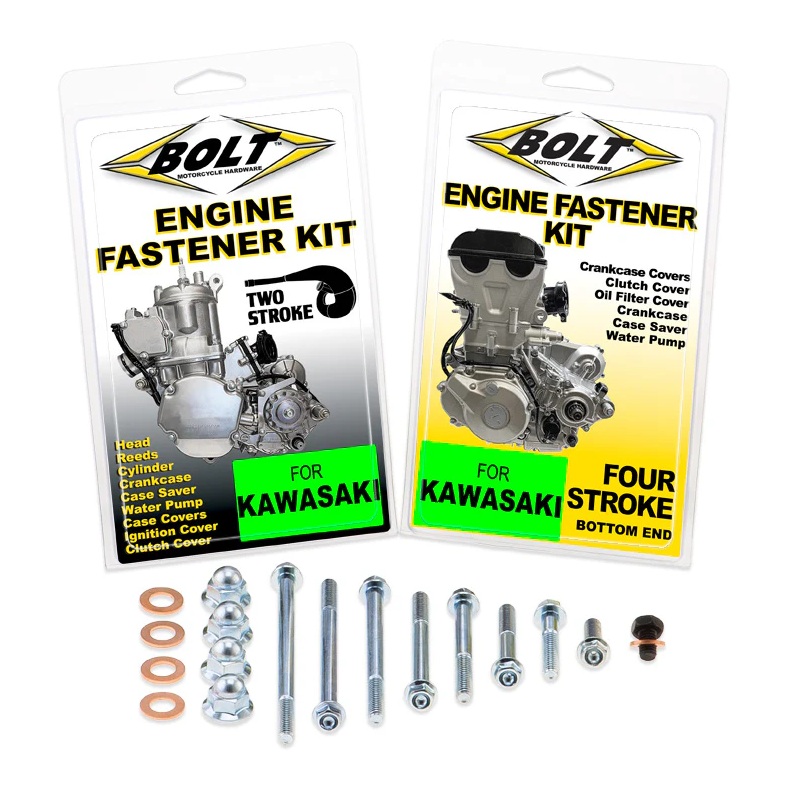 Motorschraubensatz komplett für Kawasaki KX125 1988-2005 Motorschraubensatz komplett für Kawasaki KX125 1988-2005