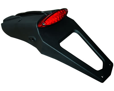 RACE TECH "LED Rücklicht / Nummernschildhalter "DEVIL schwarz (45°)" RACE TECH "LED Rücklicht / Nummernschildhalter "DEVIL schwarz (45°)"