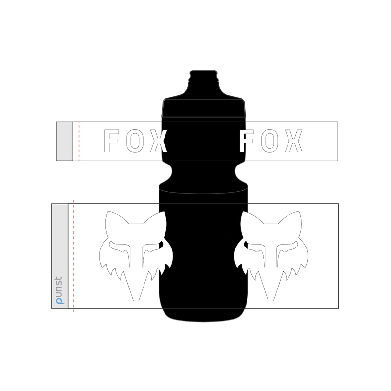 FOX Purist Trinkflasche 650ml schwarz FOX Purist Trinkflasche 650ml schwarz
