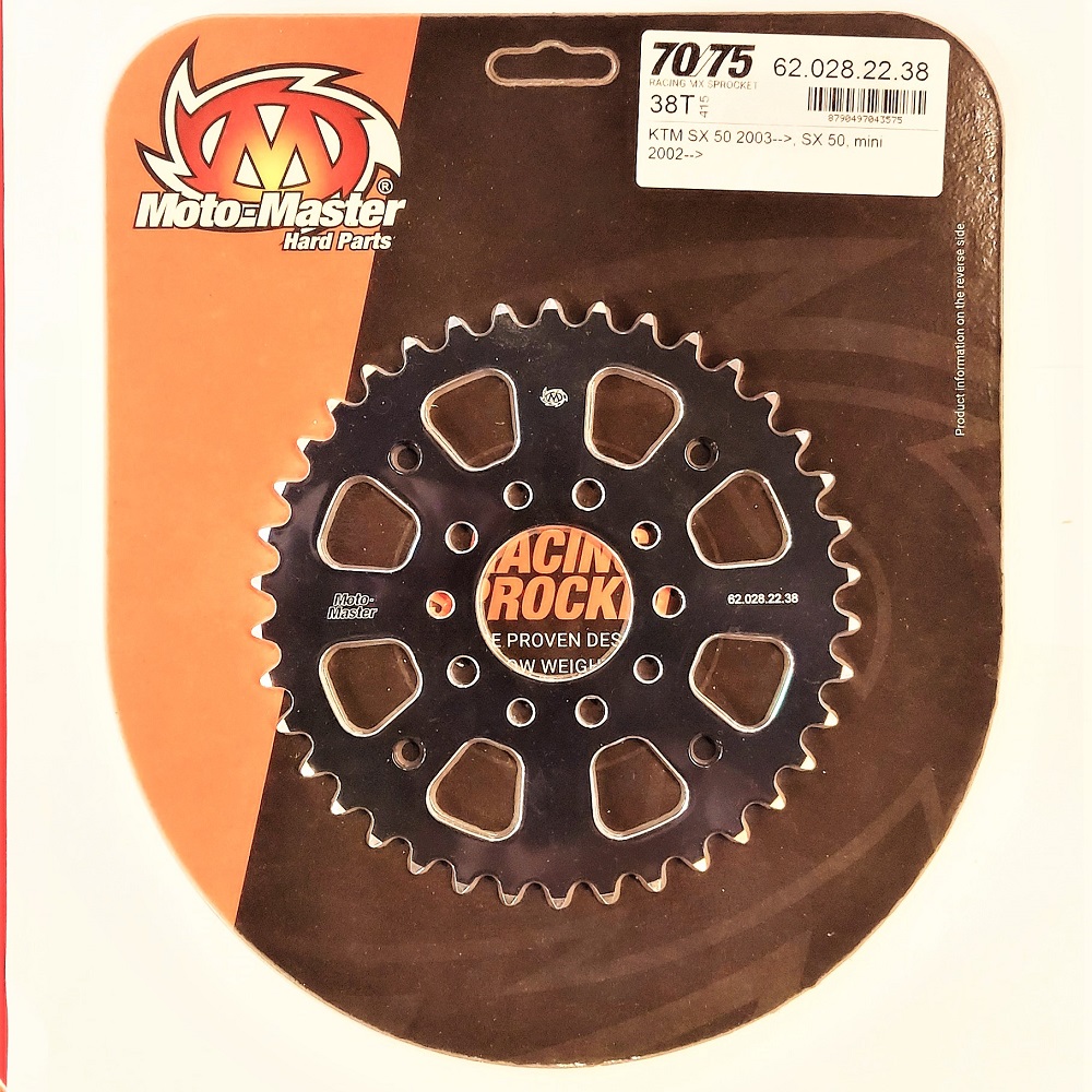 MotoMaster Kettenblatt 70/75 KTM SX50 03-13 38Z MotoMaster Kettenblatt 70/75 KTM SX50 03-13 38Z