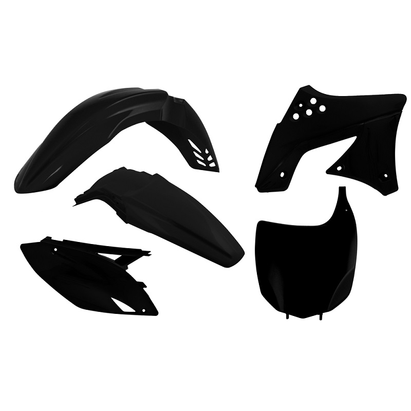 Plastikkit Kawasaki KXF250 09-12 Schwarz Plastikkit Kawasaki KXF250 09-12 Schwarz