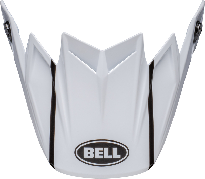 BELL Moto-9S Flex Off-Road Helmschirm - Sprint Glänzend Weiß BELL Moto-9S Flex Off-Road Helmschirm - Sprint Glänzend Weiß