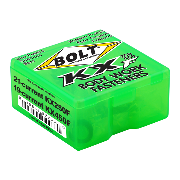 BOLT Schraubenkit für Plastikteile Kawasaki KX 250 21- / 450 19- BOLT Schraubenkit für Plastikteile Kawasaki KX 250 21- / 450 19-