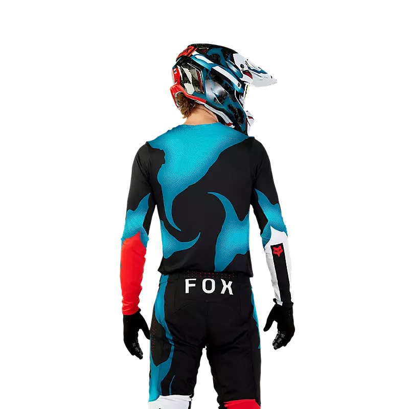 FOX MX-Jersey Flexair Withered schwarz
