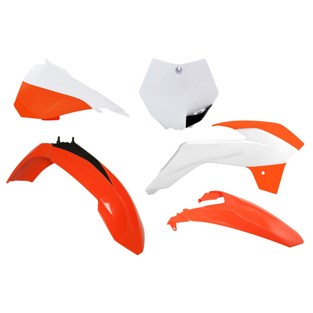 Race Tech Plastikkit passend bei KTM SX 85 13-17 Orange/Weiß OEM 15 5 tlg. Race Tech Plastikkit passend bei KTM SX 85 13-17 Orange/Weiß OEM 15 5 tlg.