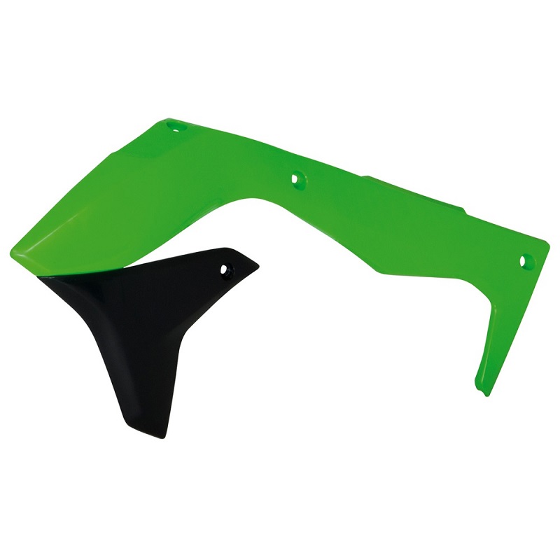 Race Tech Kühlerspoiler KXF450 16-18 grün/schwarz Race Tech Kühlerspoiler KXF450 16-18 grün/schwarz