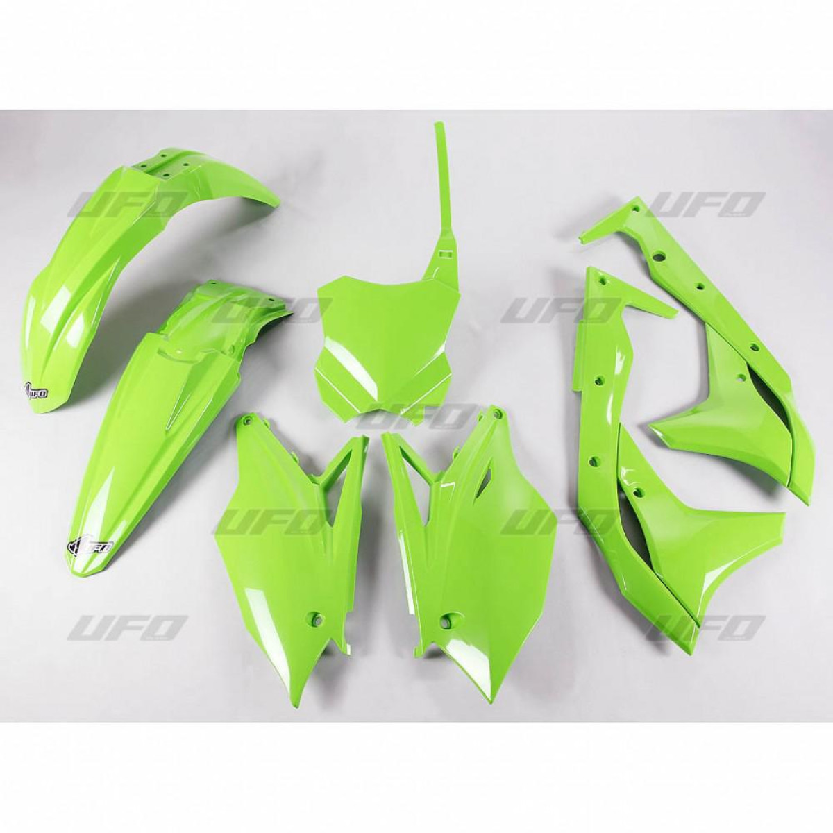 Plastikkit Kawasaki KXF250 17-> Grün Plastikkit Kawasaki KXF250 17-> Grün