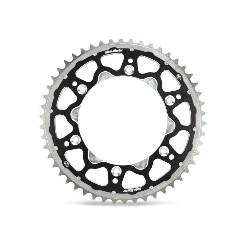 Fusion-Dual-Kettenrad für KTM SX65 2025 - > 4Lochaufnahme Schwarz