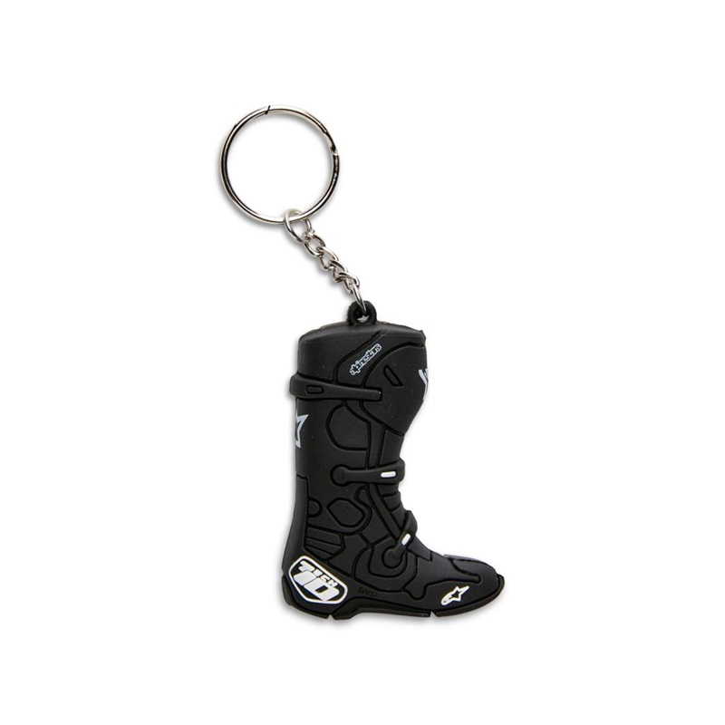 Alpinestars Schlüsselanhänger Tech10 Stifel , T10 , schwarz , rot , weiss Alpinestars Schlüsselanhänger Tech10 Stifel , T10 , schwarz , rot , weiss