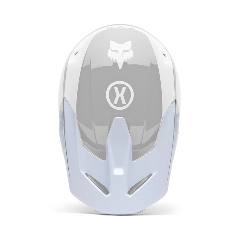 V1 Flow Helmet Visor Weiss/Rot