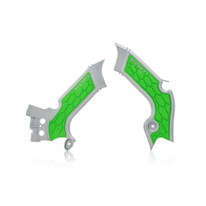 Acerbis Rahmenschützer X-Grip KXF450 19-/ 250 21- Grau/Grün Acerbis Rahmenschützer X-Grip KXF450 19-/ 250 21- Grau/Grün