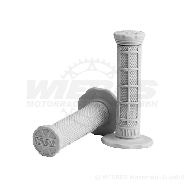 Lenkergriffe für Pro Taper Micro 1/3 Waffel hell grau Lenkergriffe für Pro Taper Micro 1/3 Waffel hell grau
