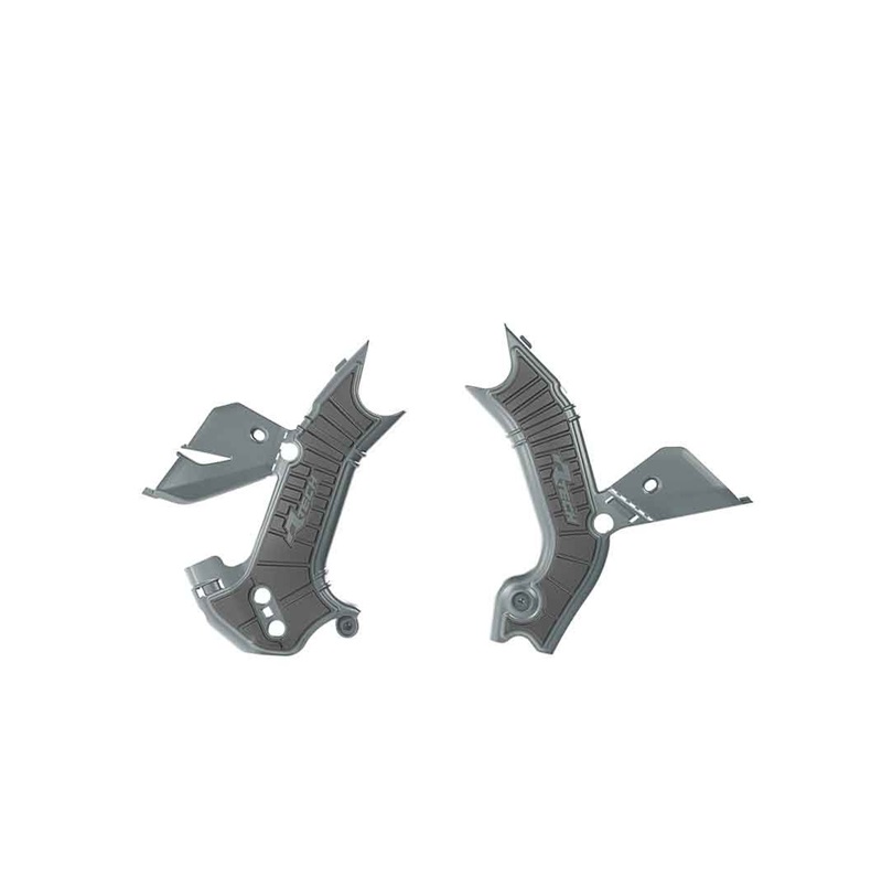 Rtech Grip Rahmenschützer für Kawasaki KX 450 24-, 250 25- Grau/Schwarz