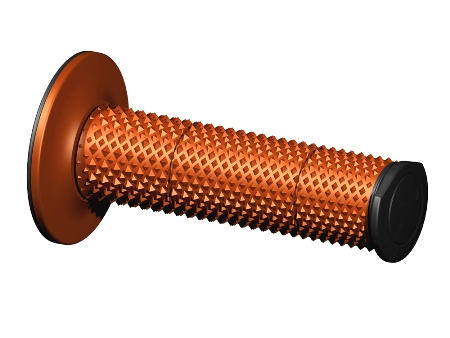 Racetech "Full DIAMOND" Griffgummi schwarz/orange Racetech "Full DIAMOND" Griffgummi schwarz/orange