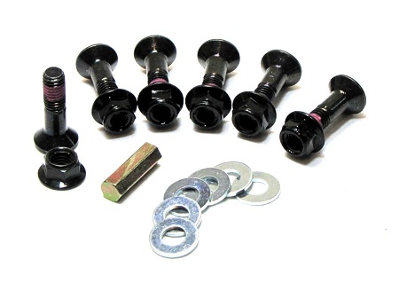 BOLT Kettenradschrauben+Mutter schwarz- 6er Pack BOLT Kettenradschrauben+Mutter schwarz- 6er Pack