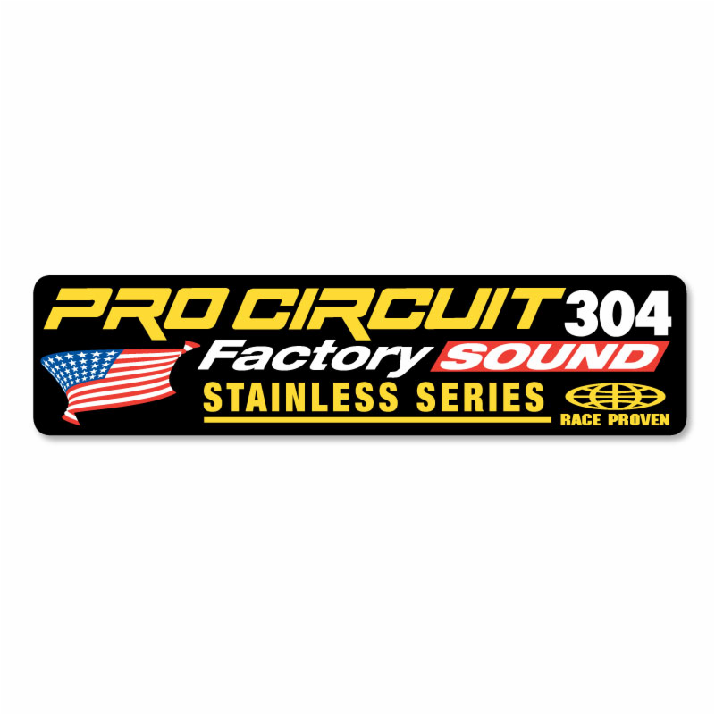 Pro Circuit Sticker für den 304-Schalldämpfer