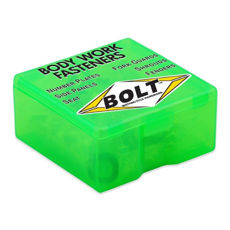BOLT Schraubenkit für Plastikteile Kawasaki KX 65 2000-> BOLT Schraubenkit für Plastikteile Kawasaki KX 65 2000->