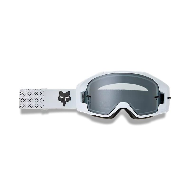 FOX Vue Core MX-Brille mit verspiegelter Scheibe weiß